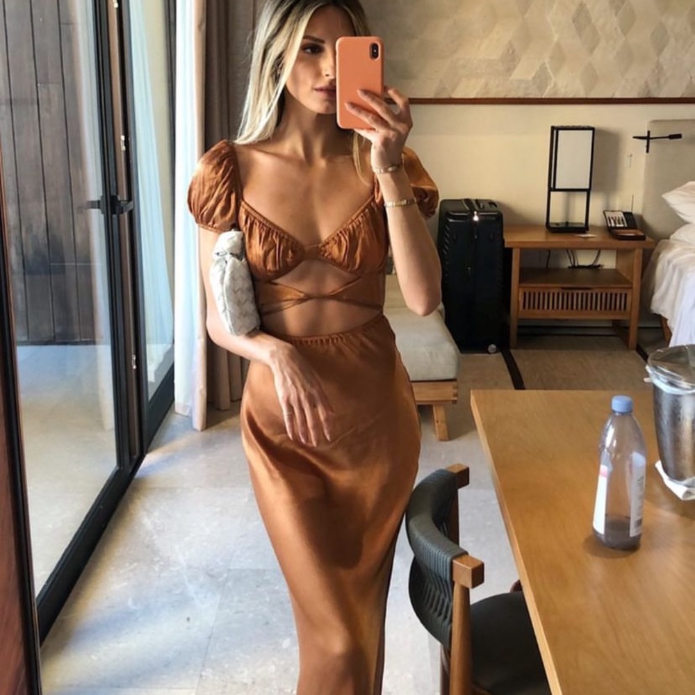 Verge Girl Au Revoir Bias Cut Dress